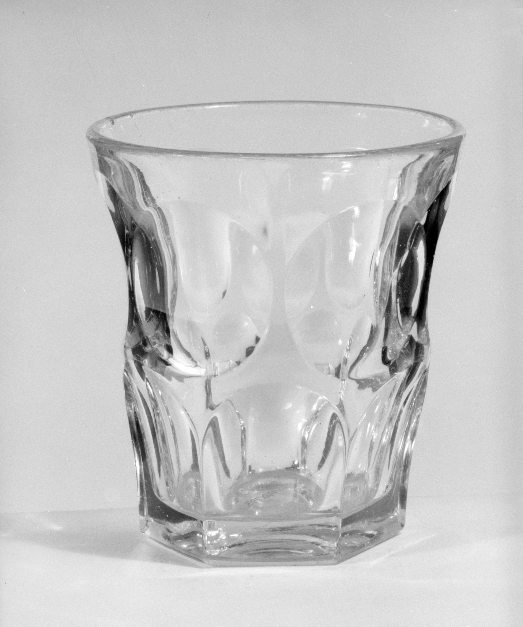 Clear Pressed Glass Tumbler