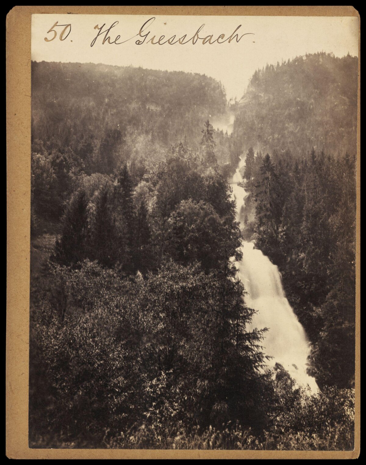 Gressbach Waterfall Landscape