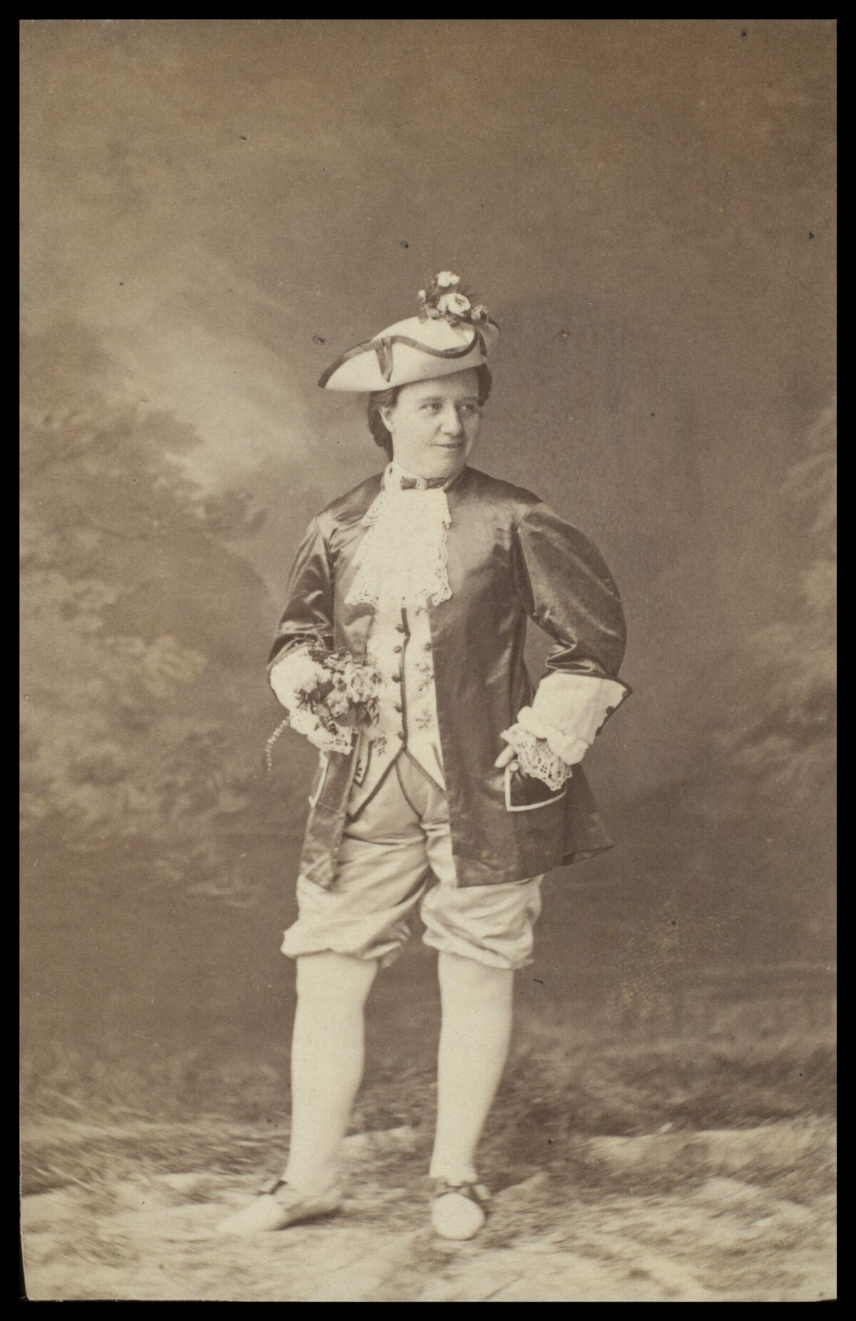 Vintage Portrait of Costumed Figure