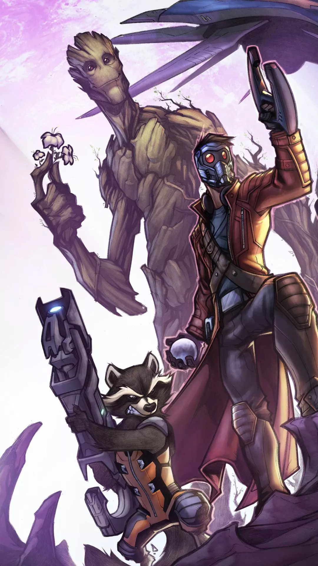 Three Guardians of the Galaxy Heroes