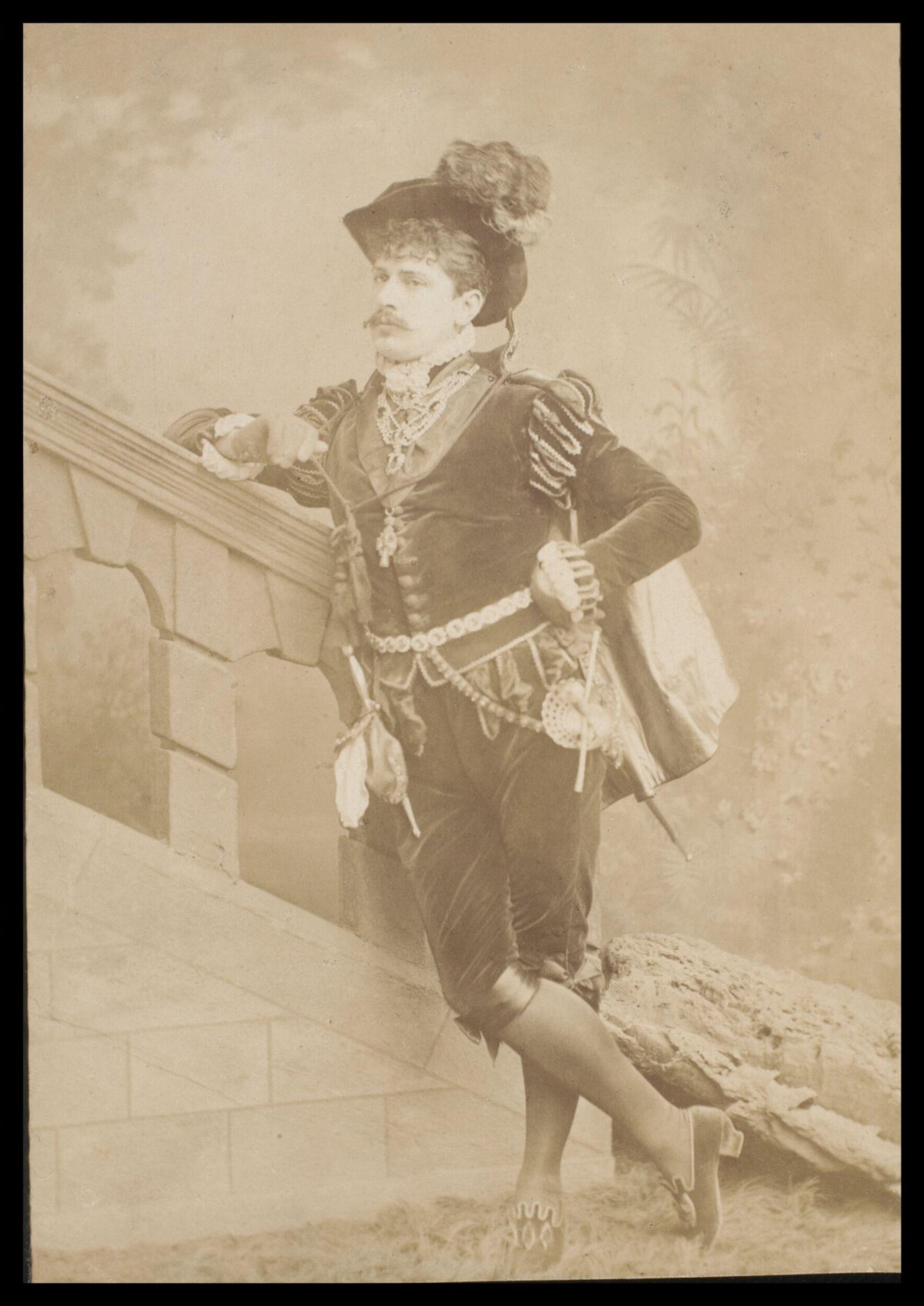 Vintage Portrait of Man in Renaissance Costume