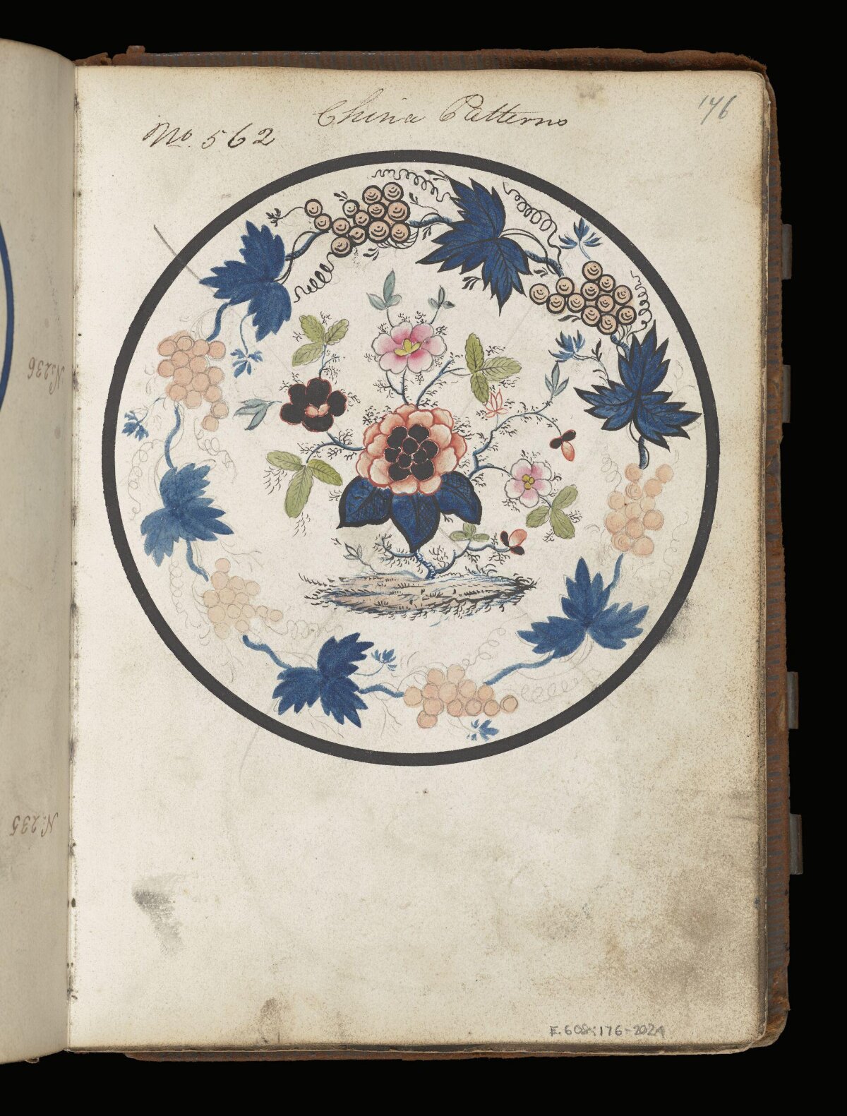 Hand Painted Antique China Pattern