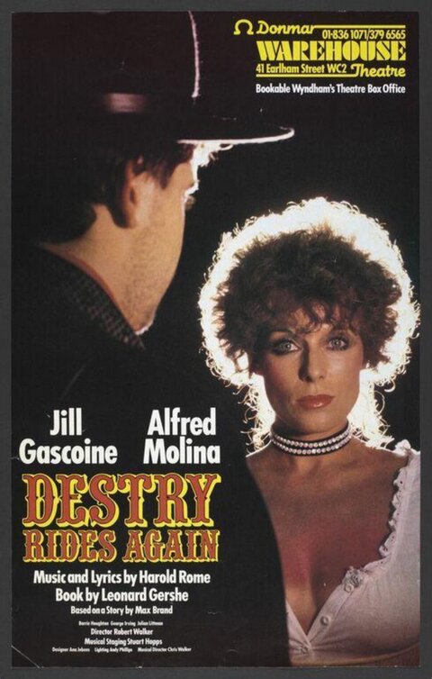 Destry Rides Again Play Poster
