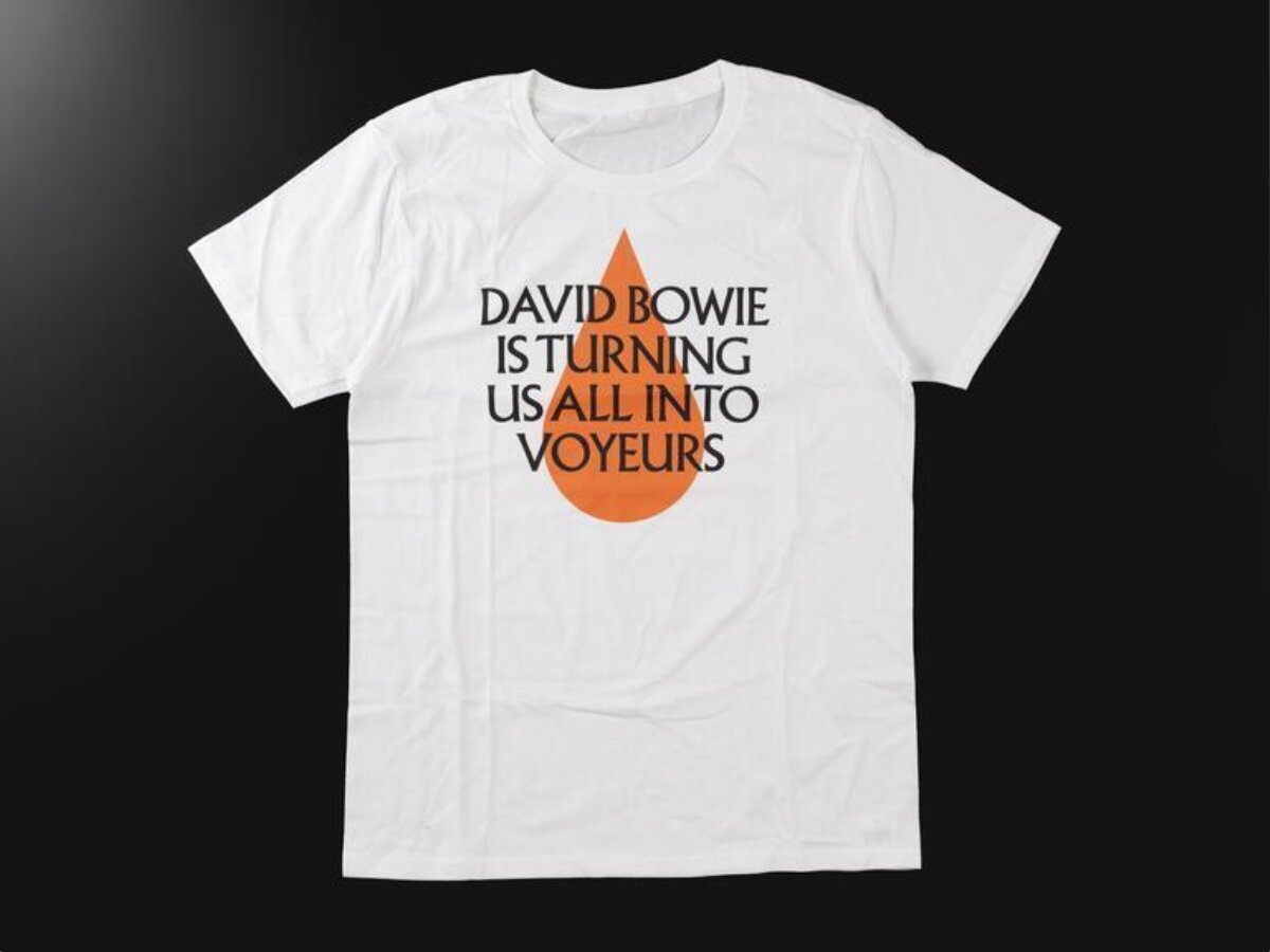 David Bowie Quote Print T-shirt