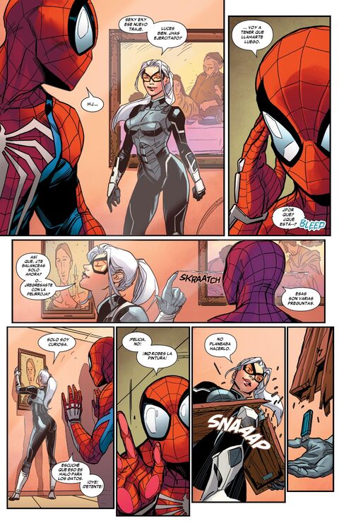 Spider-Man and Black Cat Comic Page