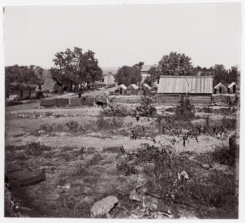 Vintage Rural Camp Settlement View