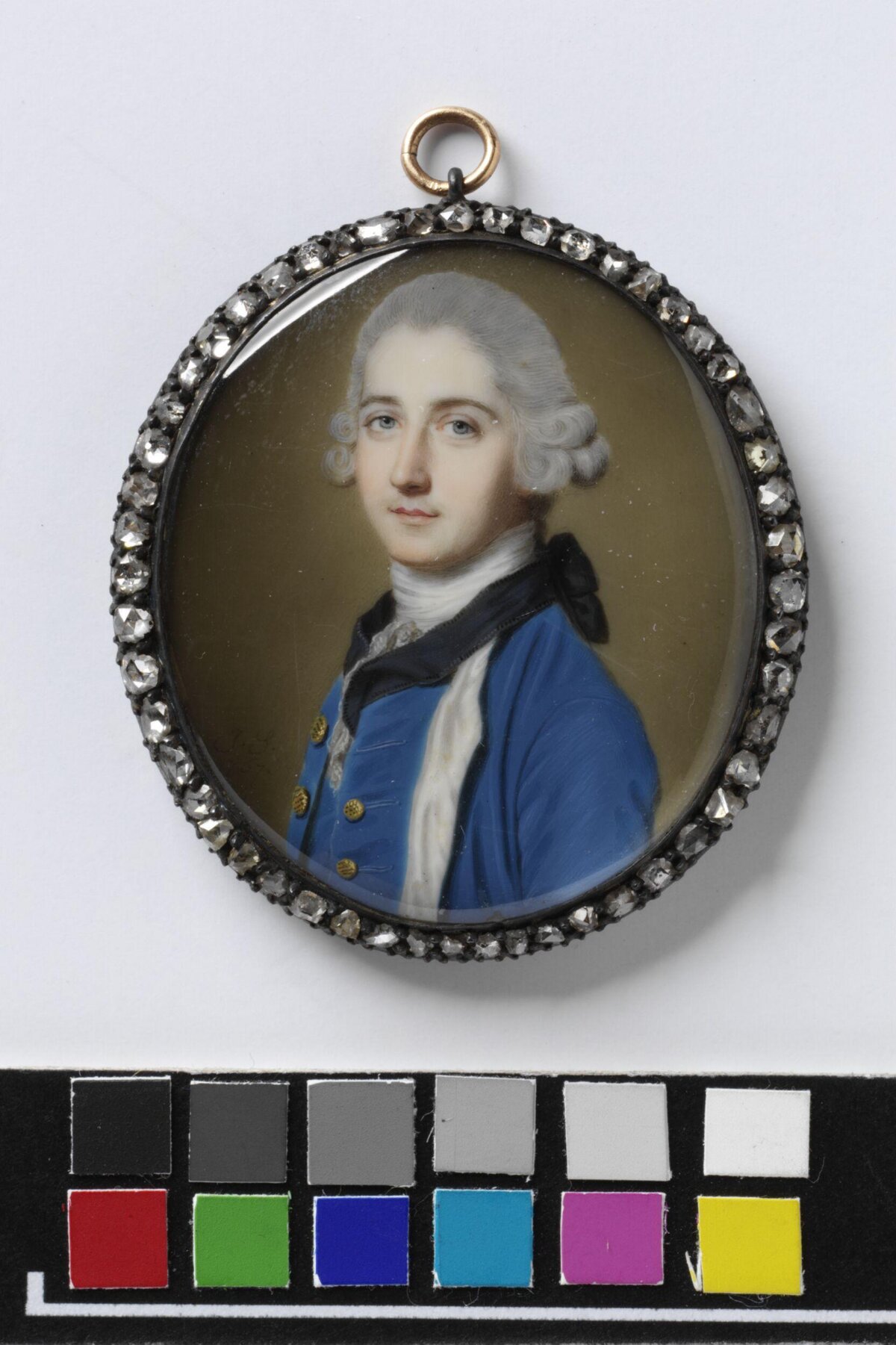 18th Century Miniature Portrait Pendant