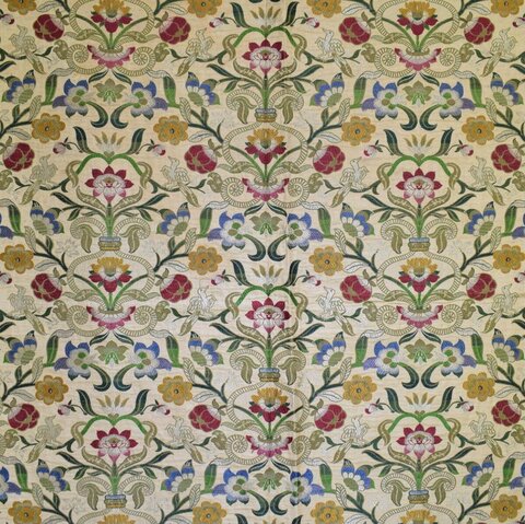 Antique Floral Textile Pattern