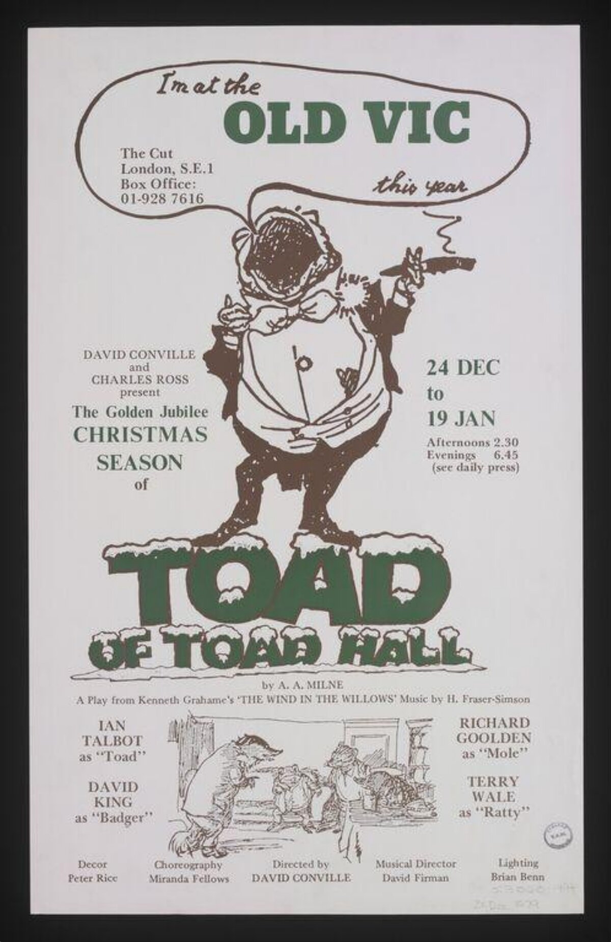 Toad of Toad Hall Theater Poster