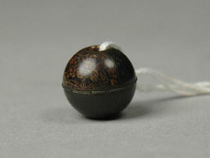 Spherical Wooden Pendant