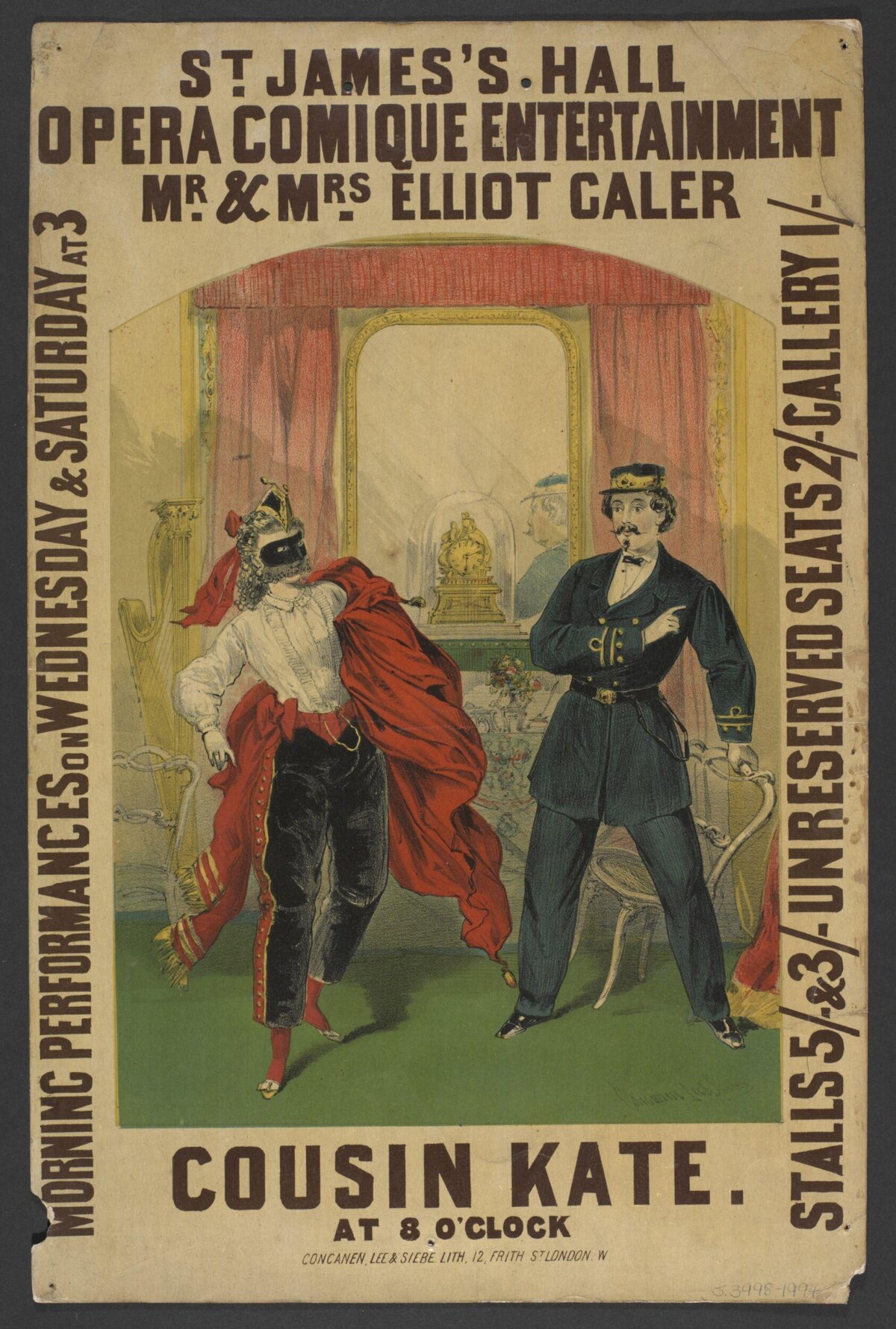 Vintage Cousin Kate Performance Poster