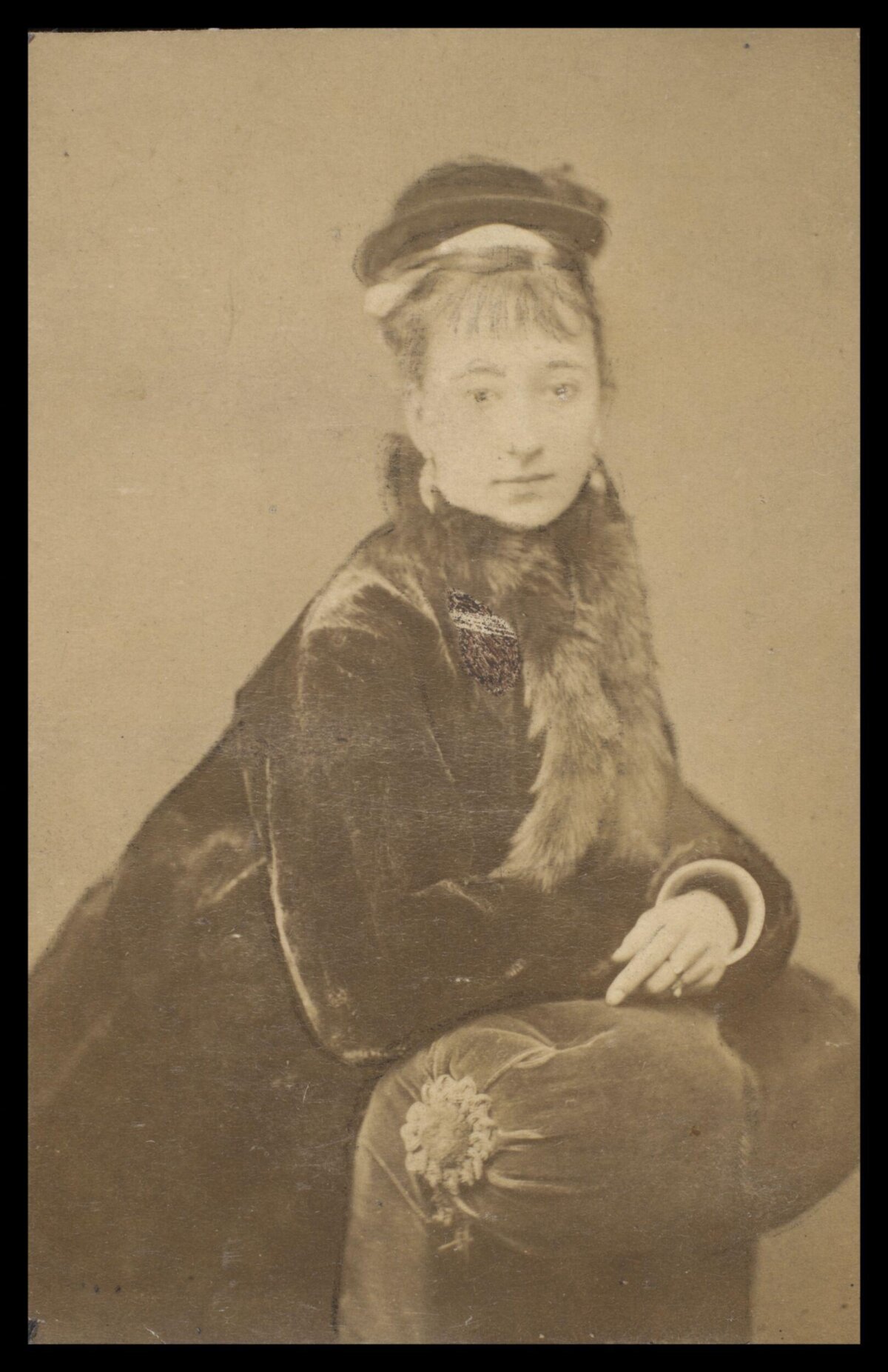 Vintage Portrait of Seated Woman