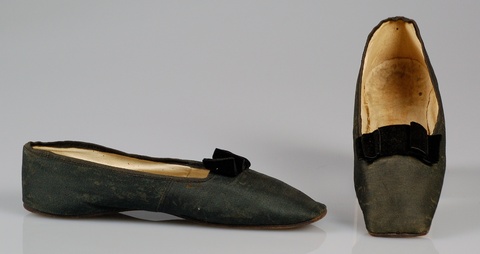 Vintage Dark Green Women's Flat Shoes