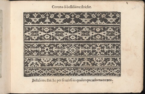 Antique Italian Lace Pattern Page