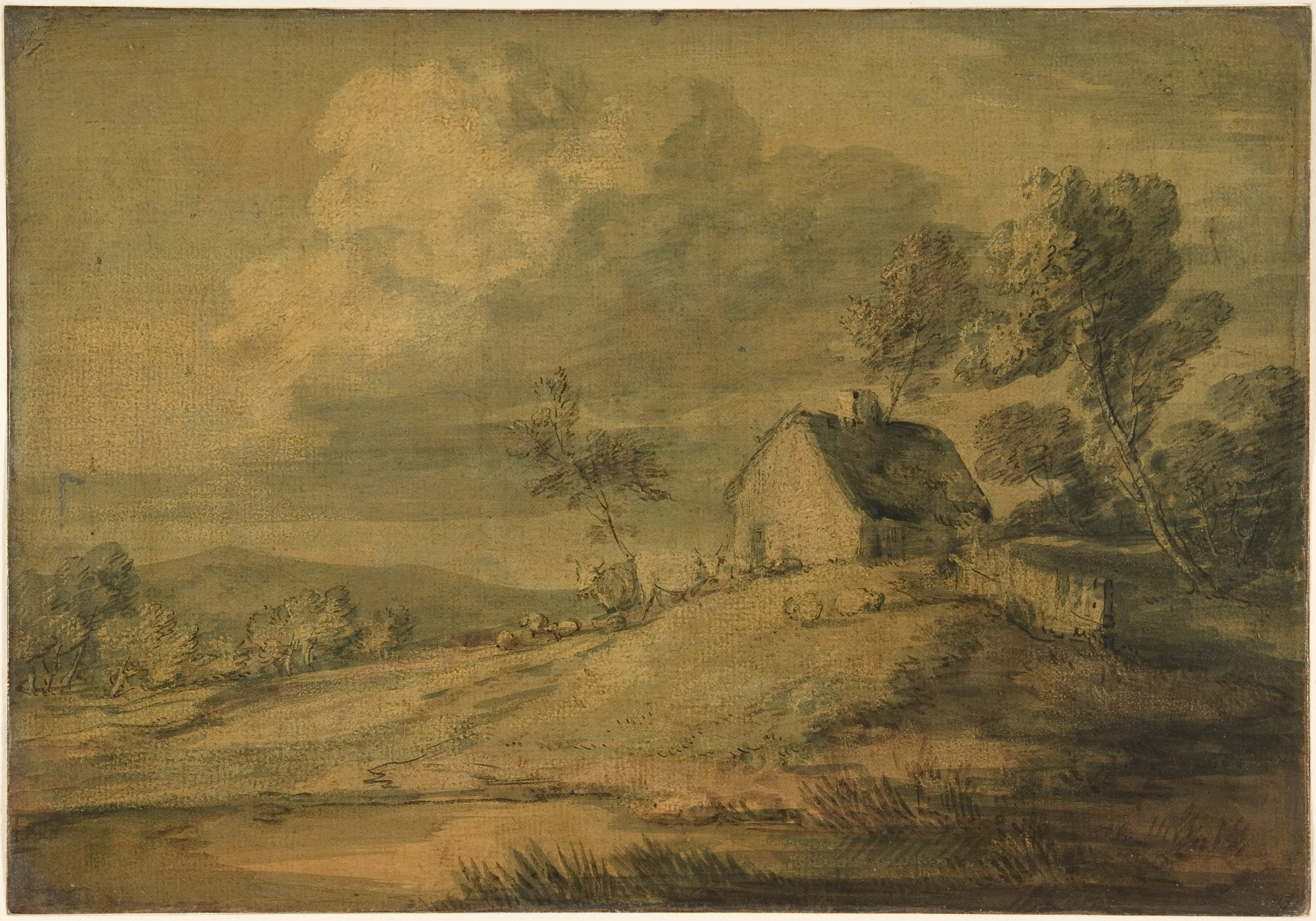 Rural Cottage Landscape