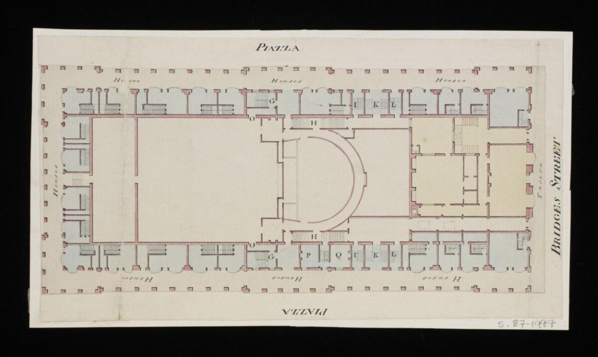 Historic Architectural Floor Plan