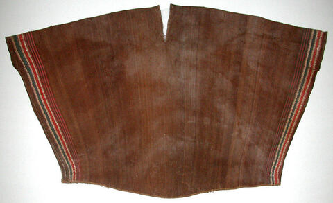 Ancient Brown Striped Woven Textile