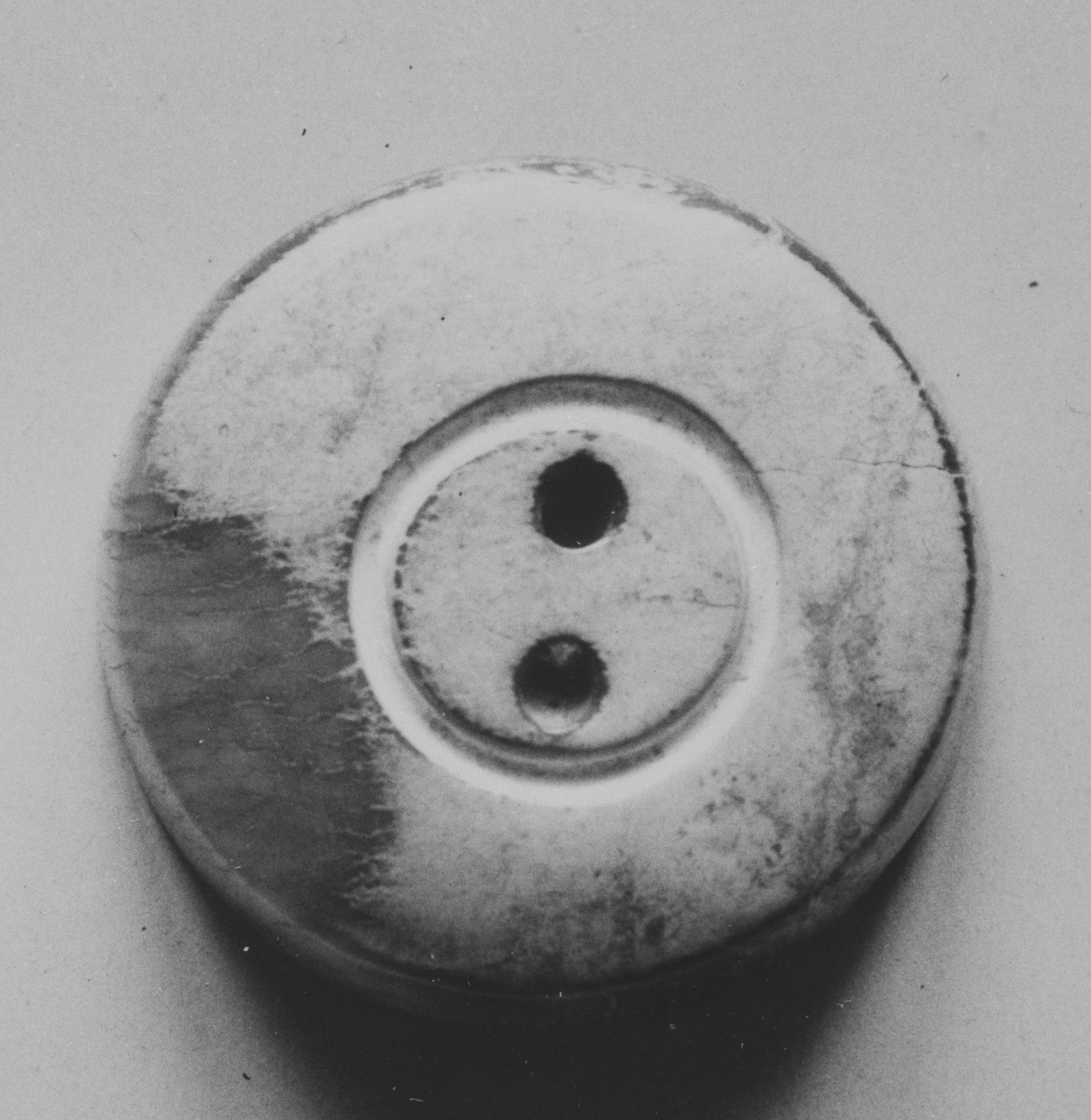 Vintage Round Ceramic Button