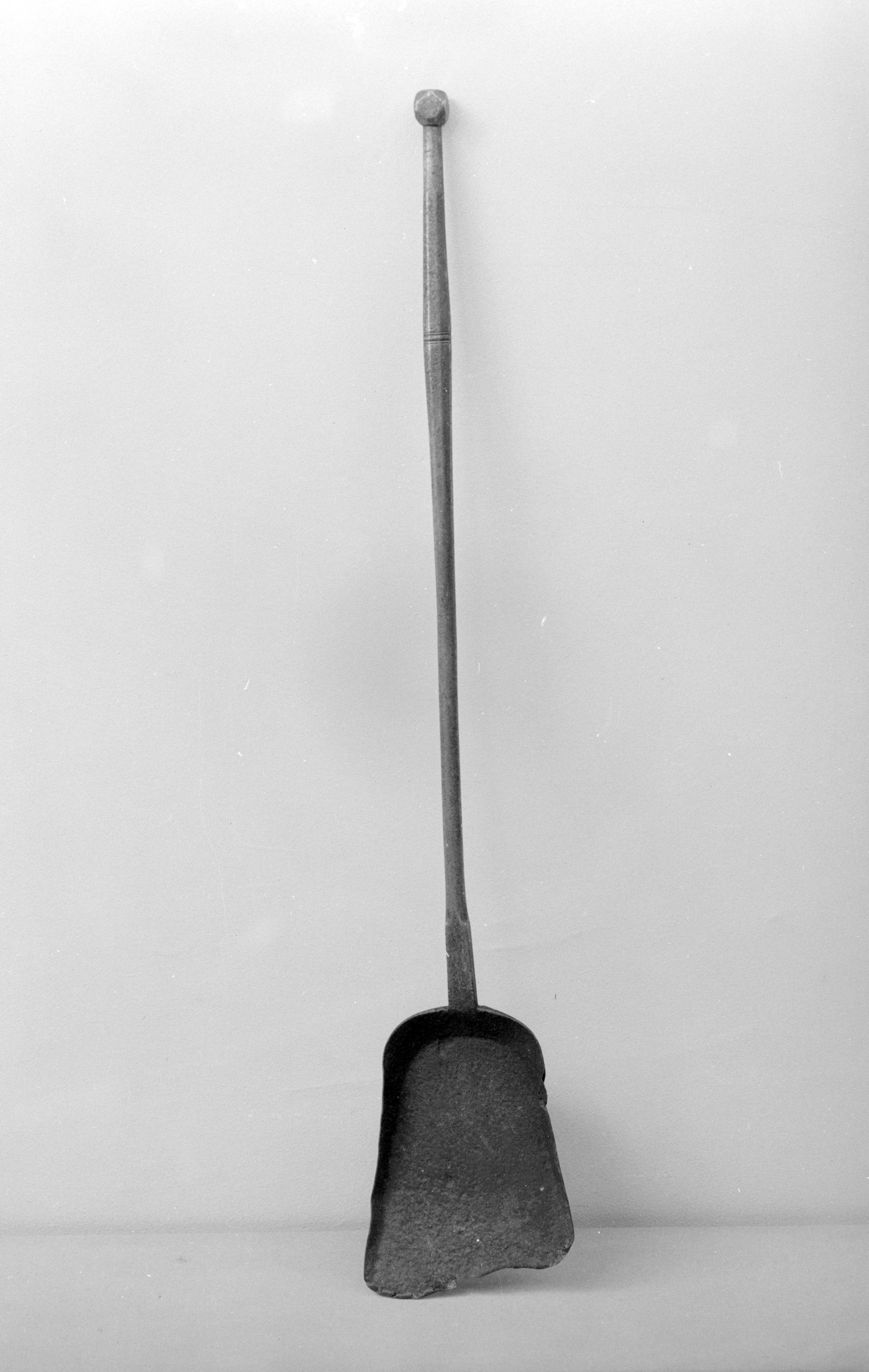 Vintage Long Handled Iron Shovel