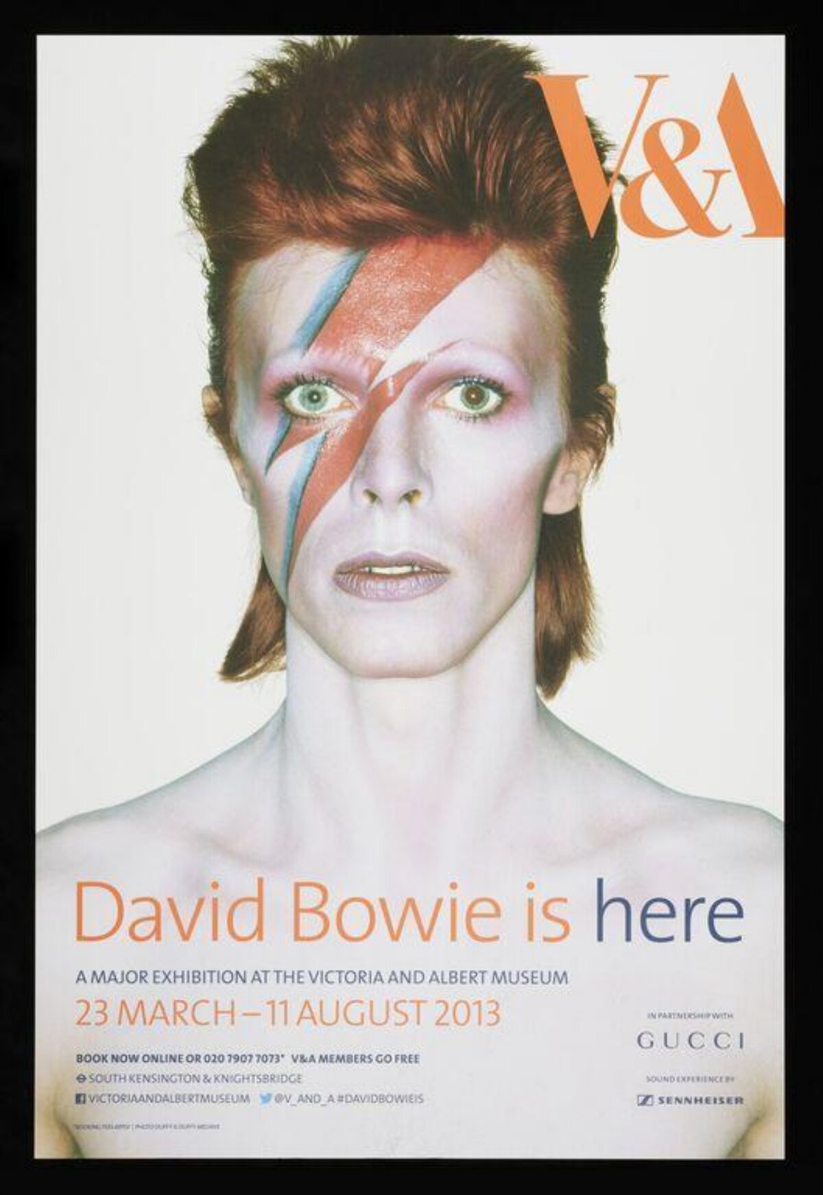 David Bowie V&A Exhibition Poster