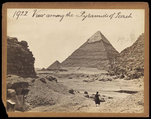 1922 Gizeh Pyramids View