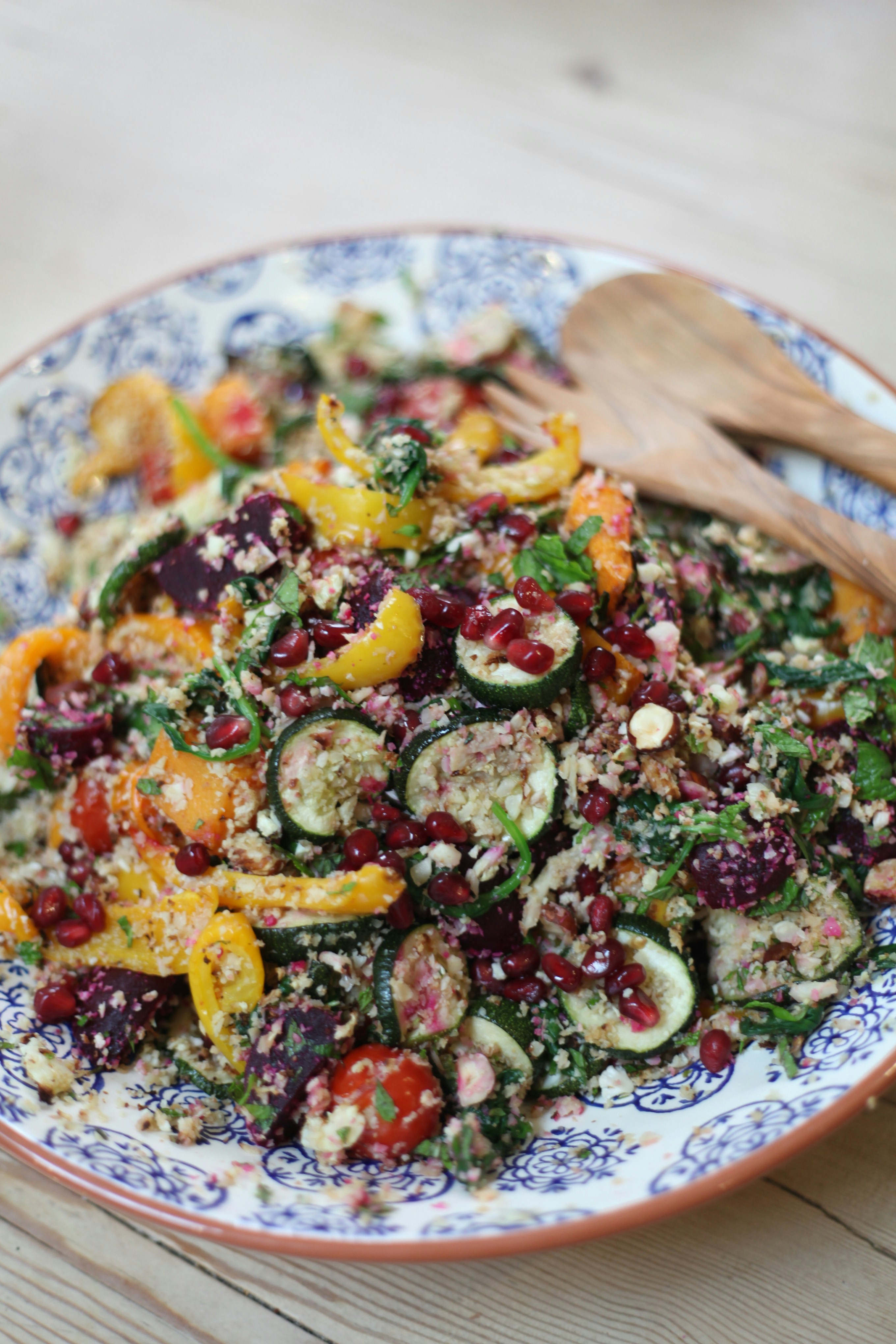 Colorful Mixed Vegetable Salad