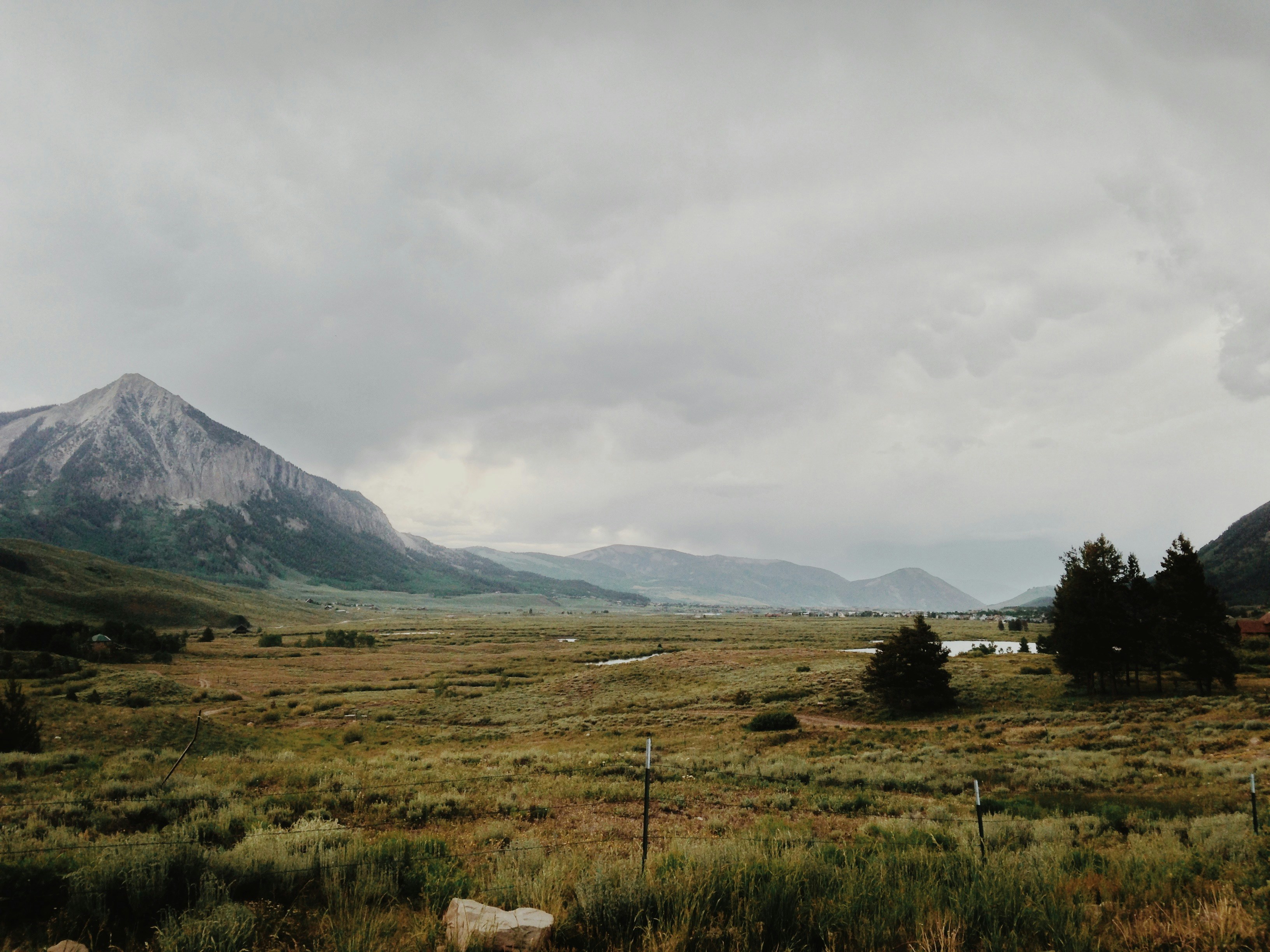 Cloudy Mountain Valley Meadow