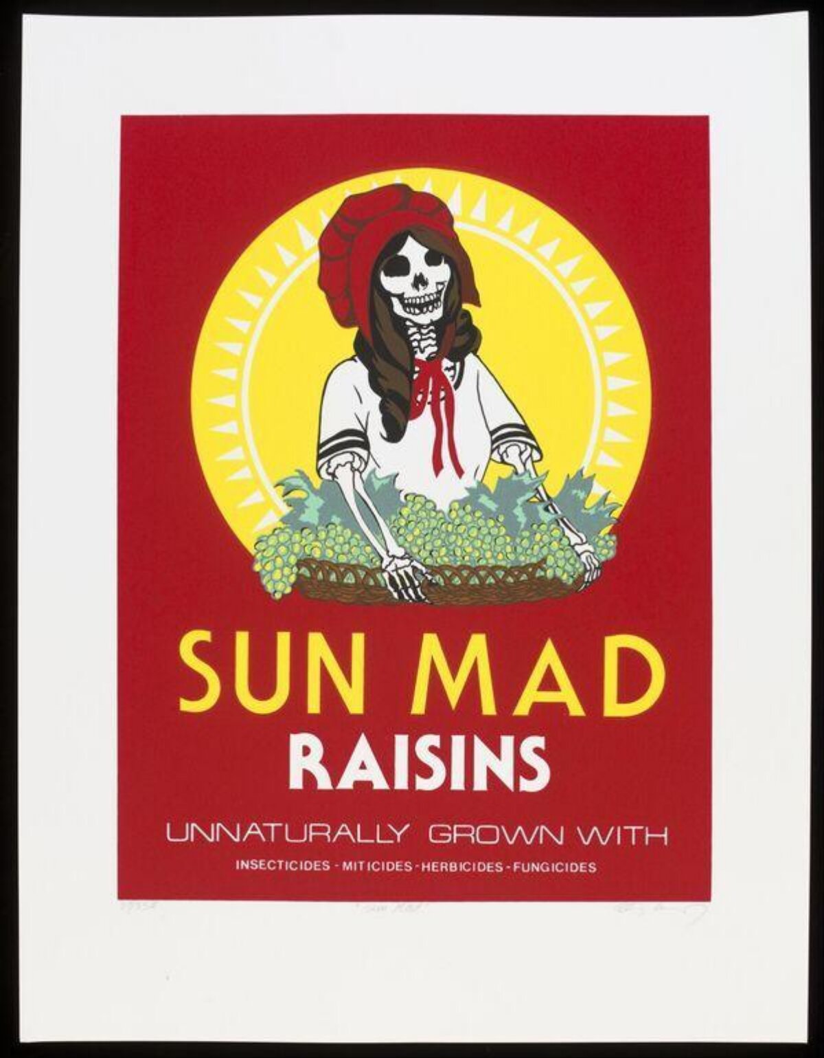 Sun Mad Raisins Protest Poster