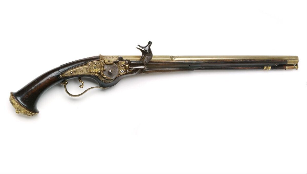 Antique Ornate Flintlock Pistol