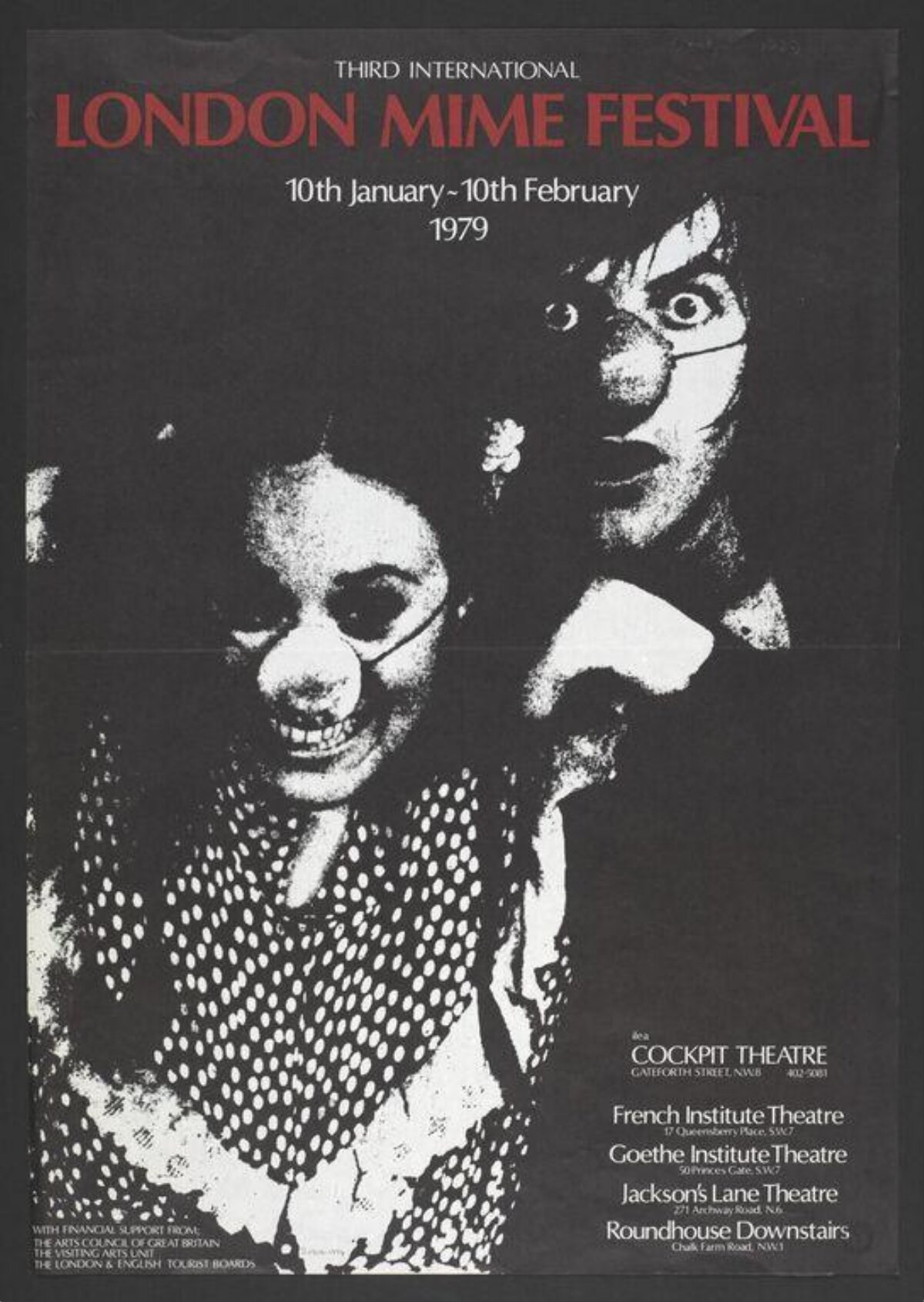 1979 London Mime Festival Poster