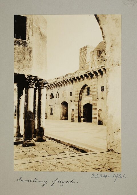 Vintage Sanctuary Facade Courtyard View