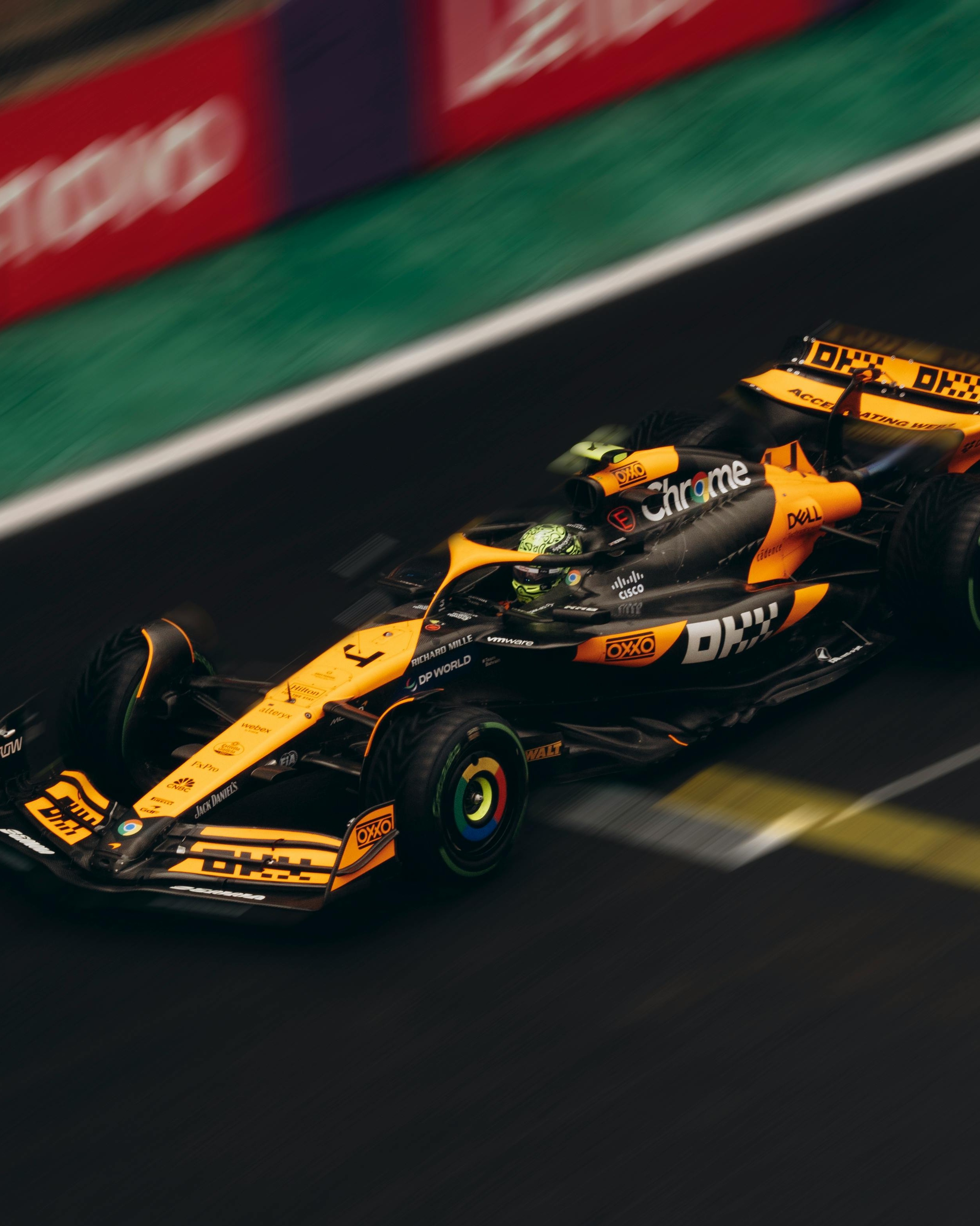McLaren F1 Car Racing on Track