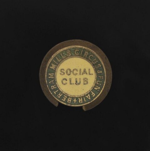 Bertram Mills Circus Social Club Badge