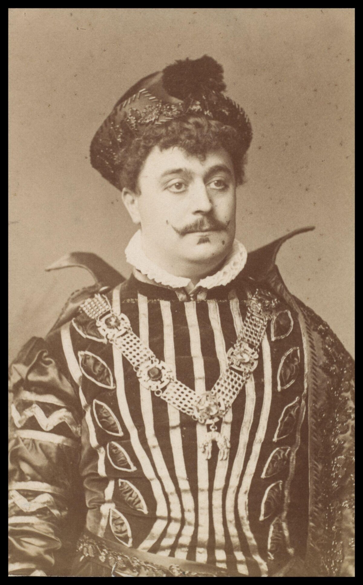 Vintage Portrait of Stage Actor in Costume