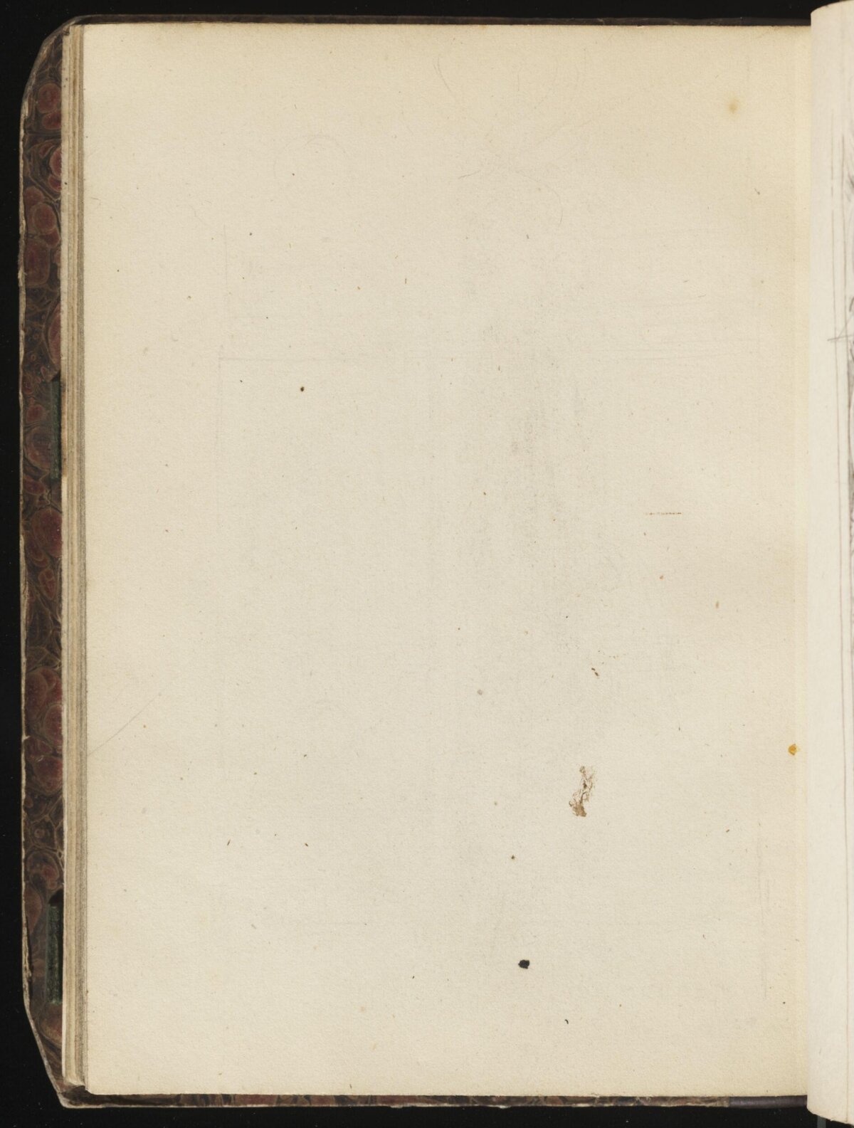 Blank Page of an Old Sketchbook