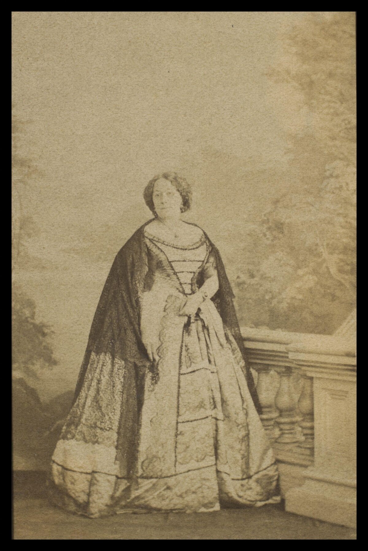 Full Length Portrait of Victorian Woman