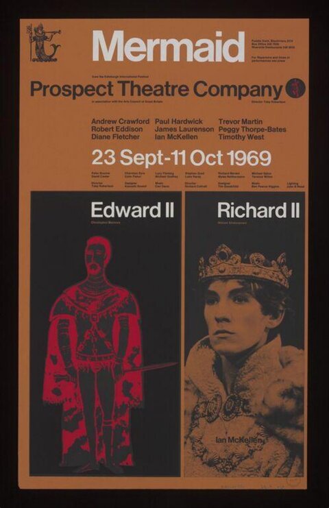1969 Mermaid Theatre Play Poster
