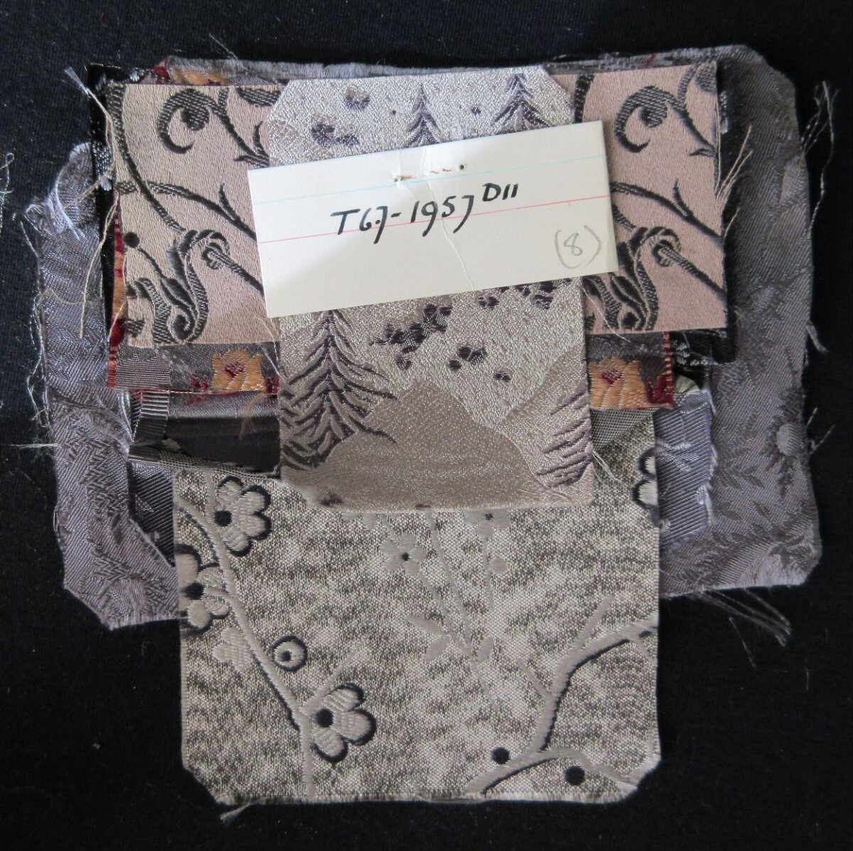 Assorted Patterned Fabric Swatches