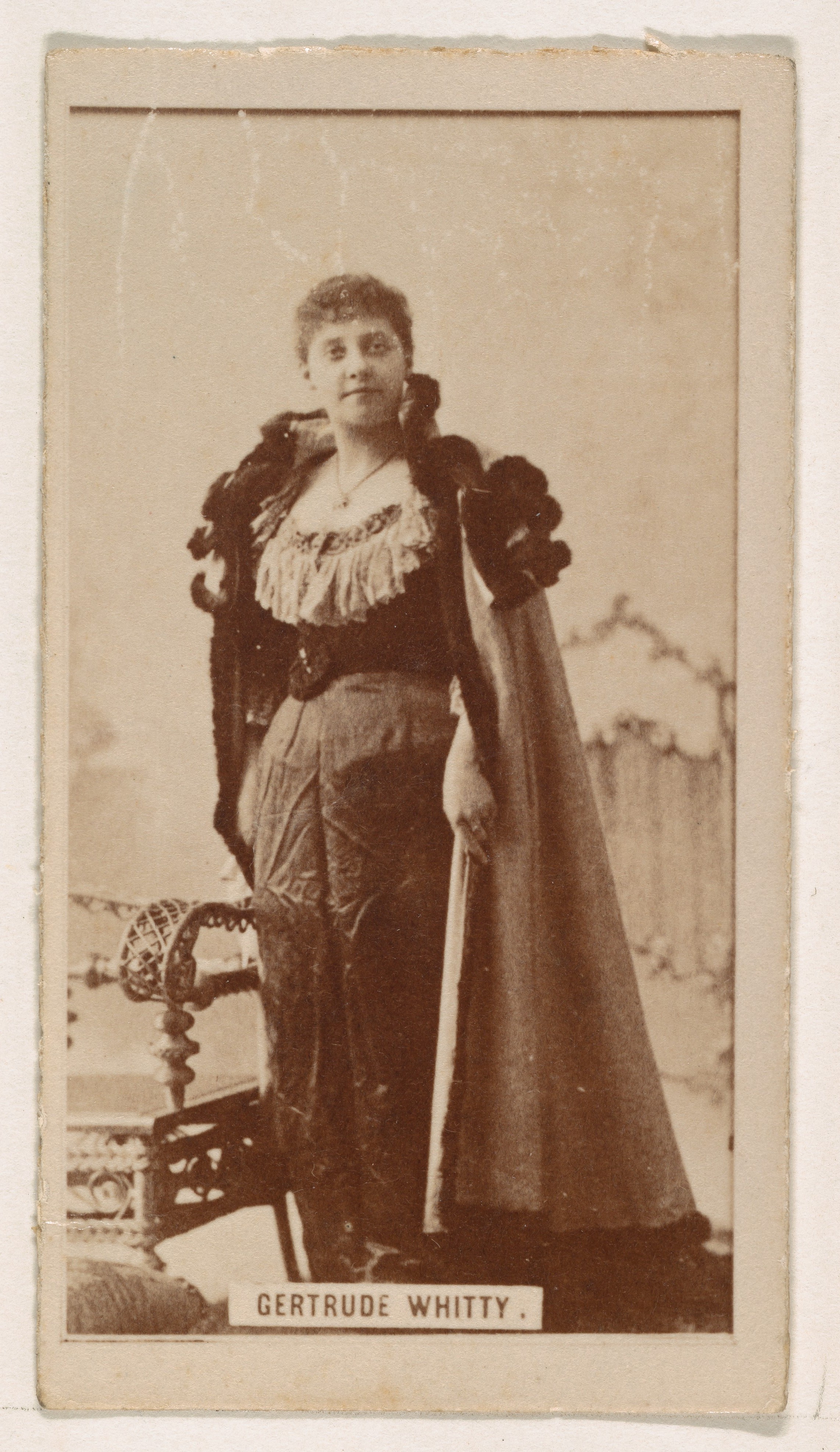 Vintage Portrait of Gertrude Whitty