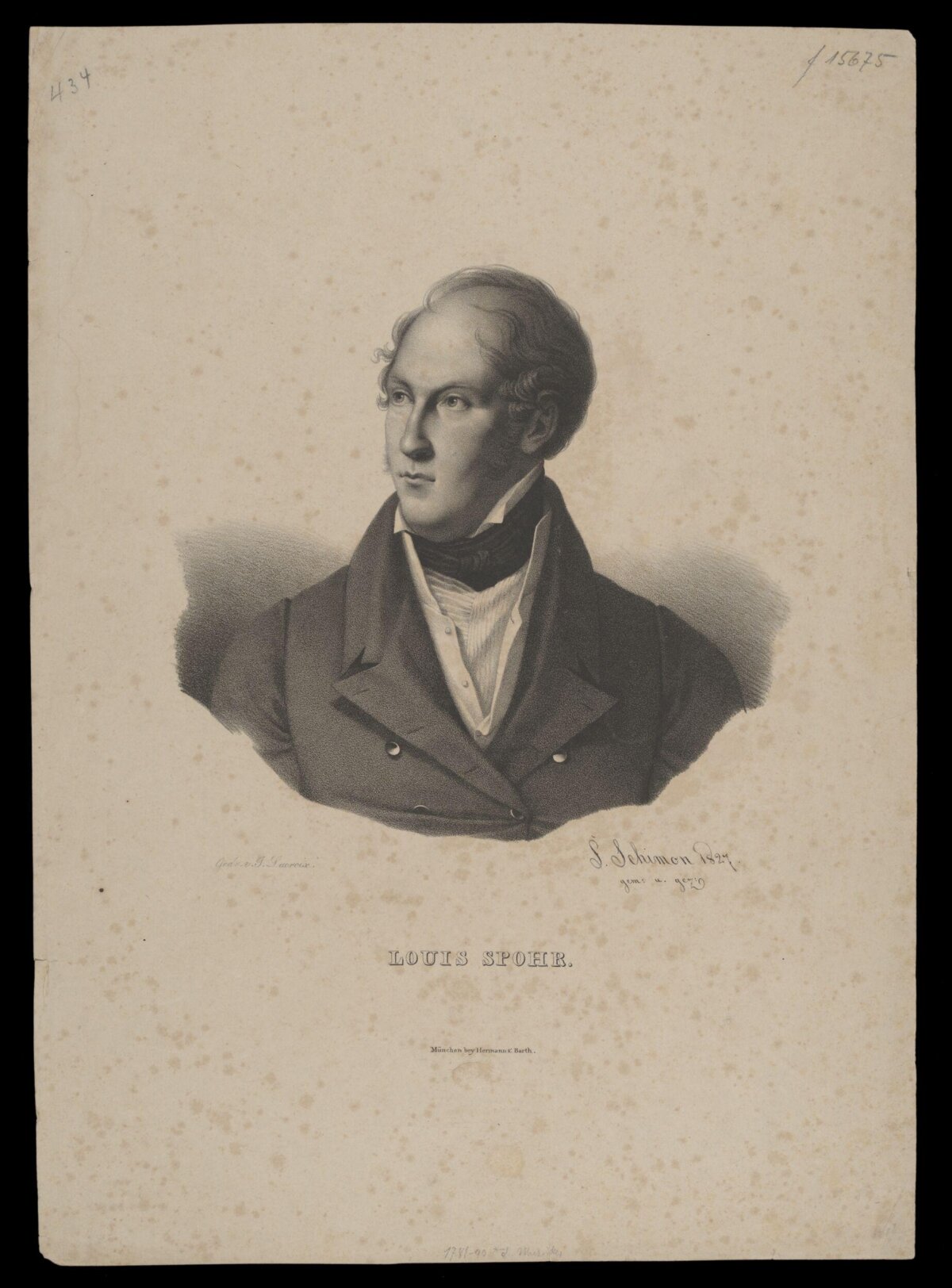 Portrait of Louis Spohr