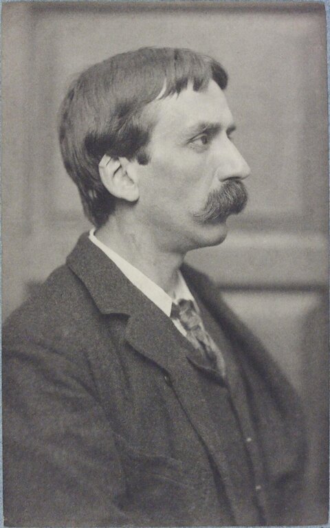 Vintage Profile Portrait of a Man