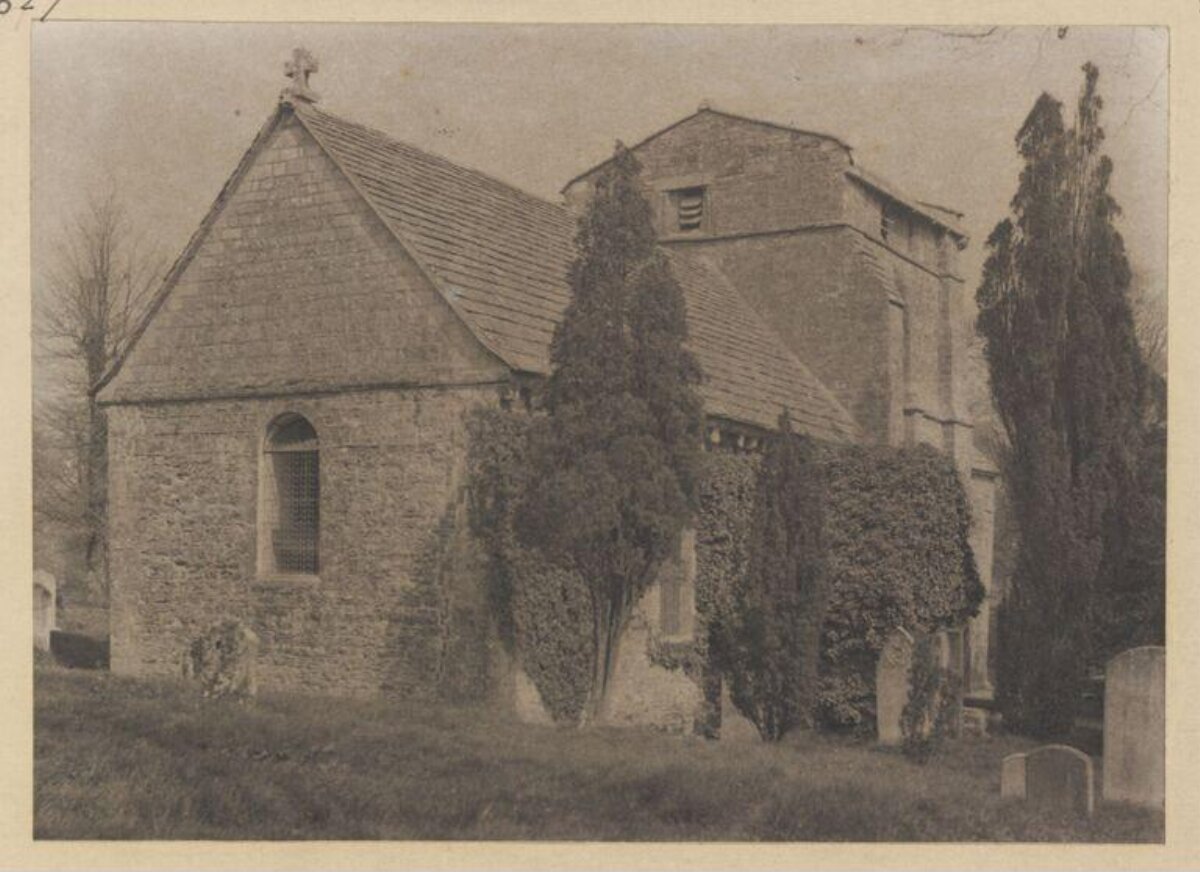 Old Stone Church in Graveyard