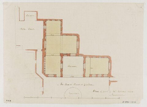 Hand-Drawn Damascus House Floor Plan