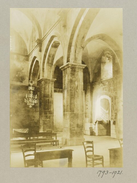 Vintage Church Interior View
