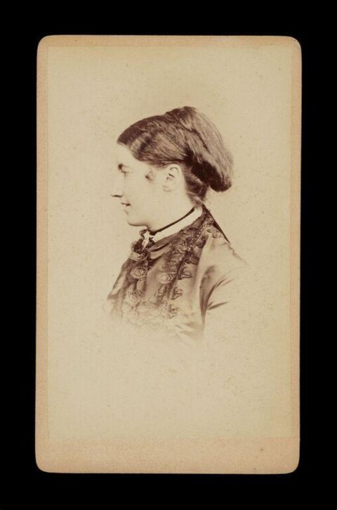Vintage Profile Portrait of a Woman