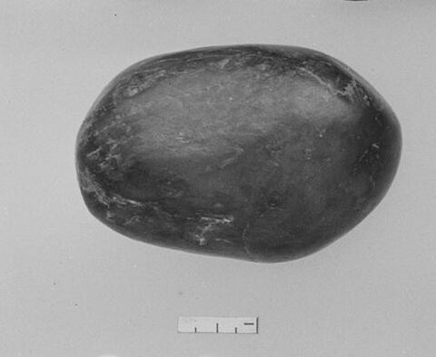 Oval Polished Stone Artifact