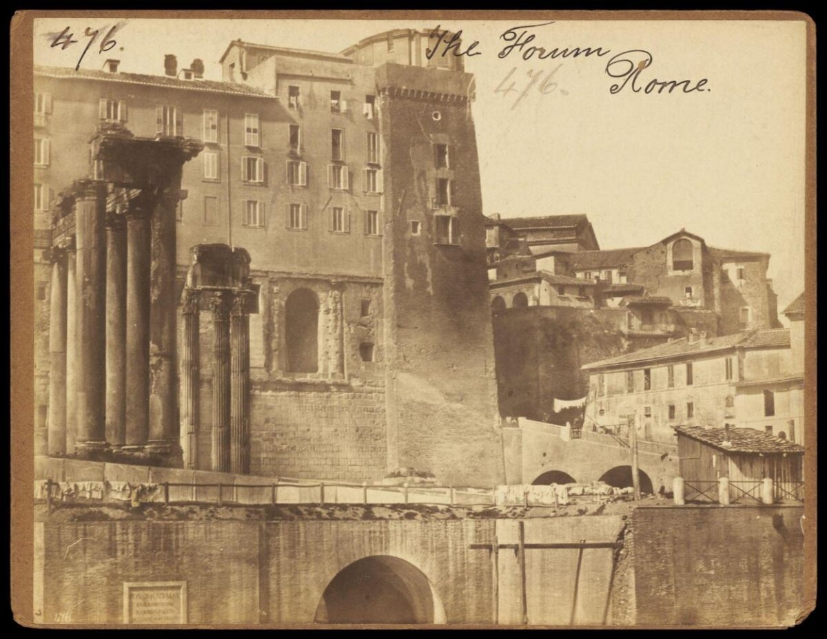 Vintage View of Rome's Forum