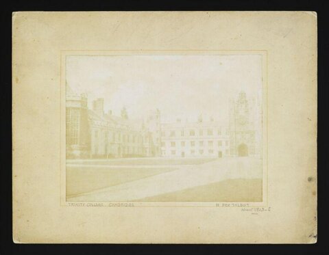 Trinity College Cambridge 1840s Photo