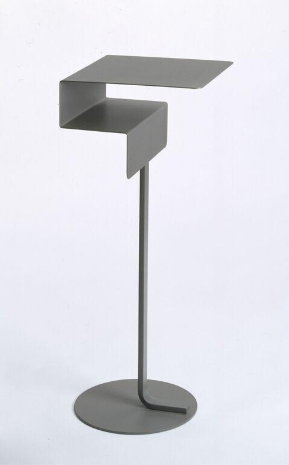 Minimalist Gray Side Table