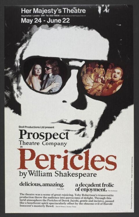 Theatre Poster for Shakespeare's Pericles
